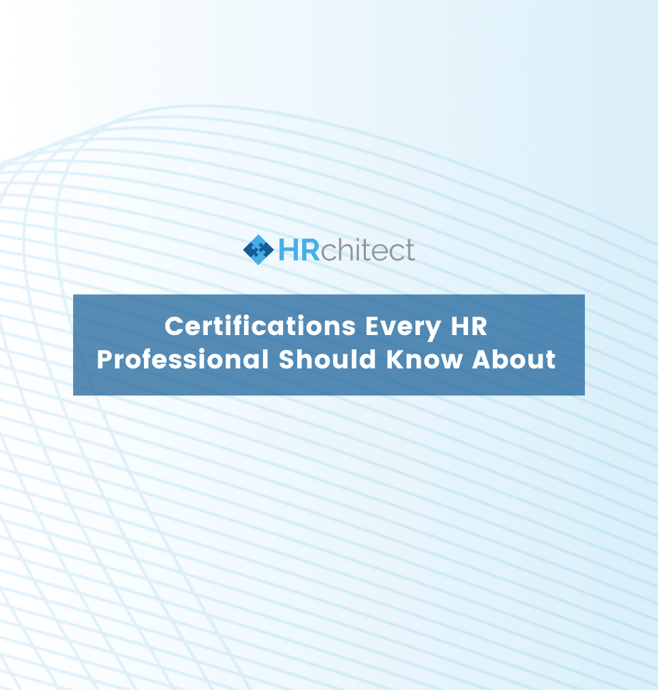 Certifications Every HR Professional Should Know About