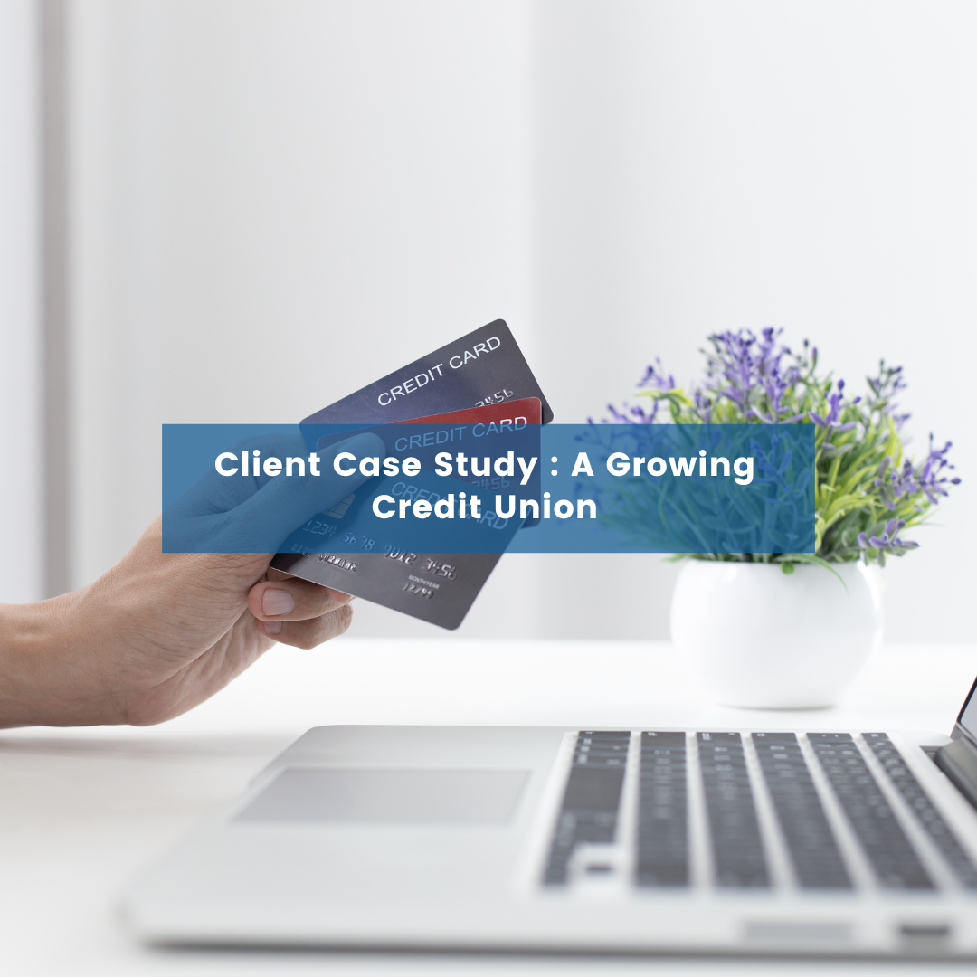 someone holding credit cards at a desk with a laptop open